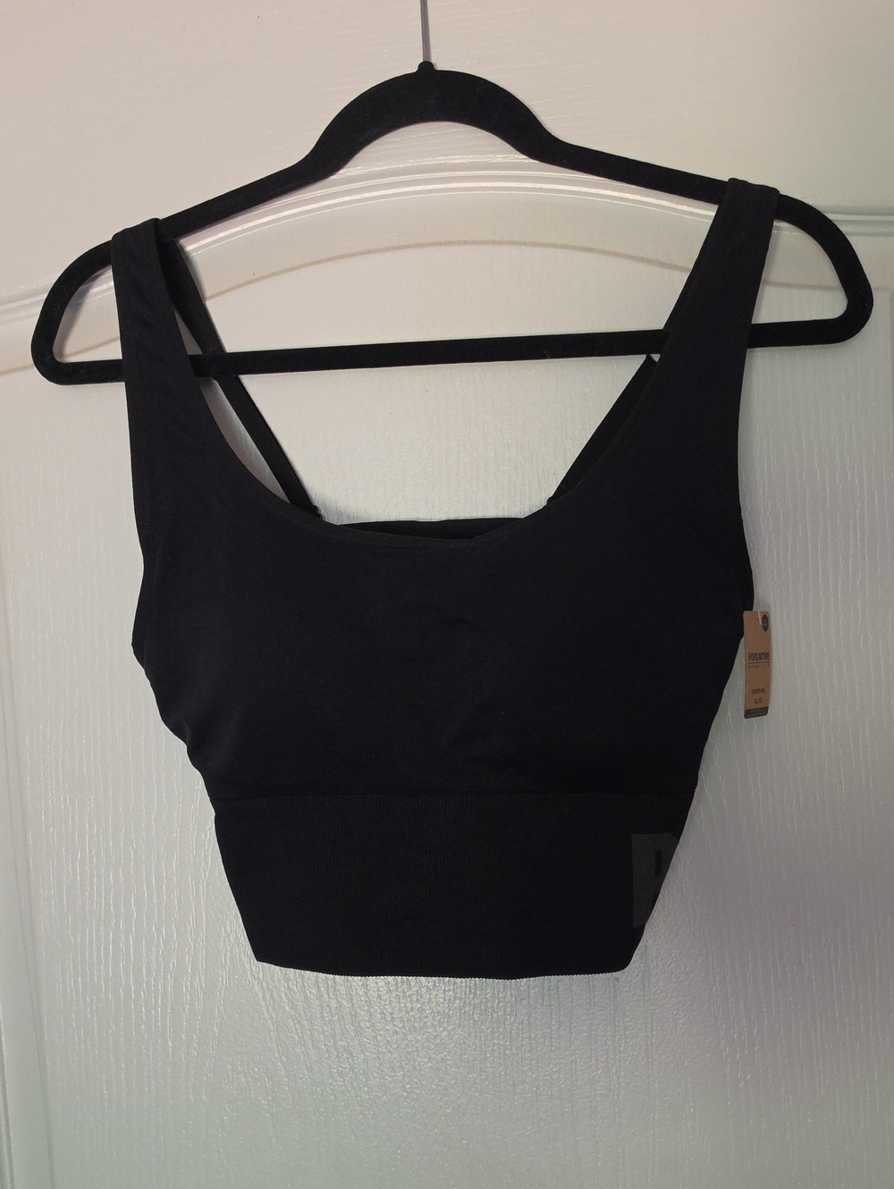 Black Seamless Crop Bralette - Women Intimates & Sleepwear